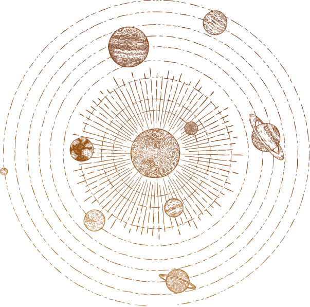 planets and gemstones