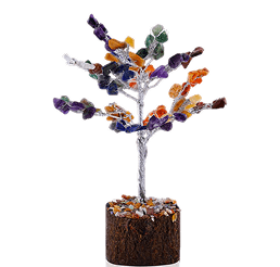 Small Seven Chakra Crystal Tree